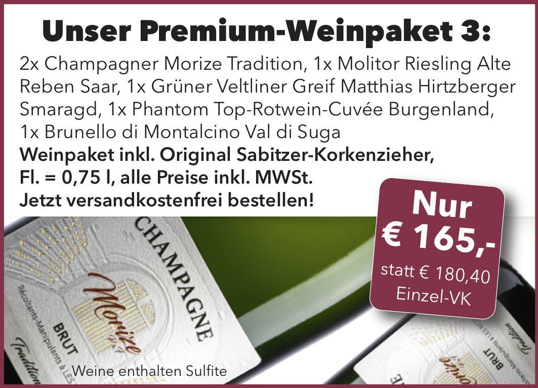 Unser Premium-Weinpaket
