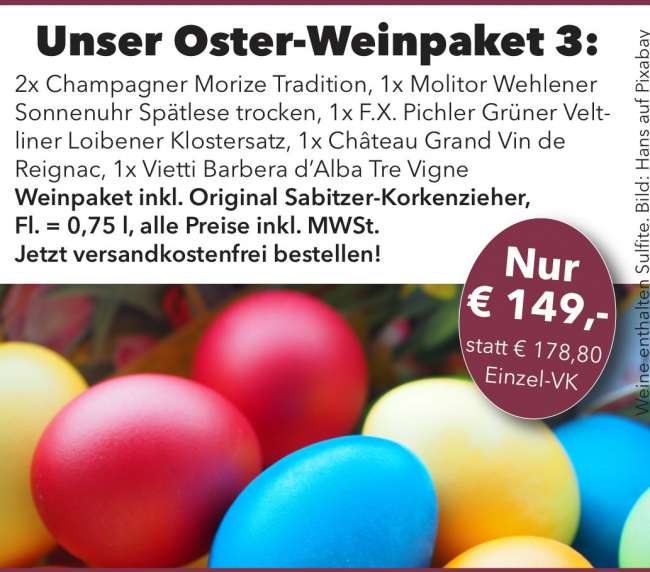 Unser Weinpaket Nr. 3
