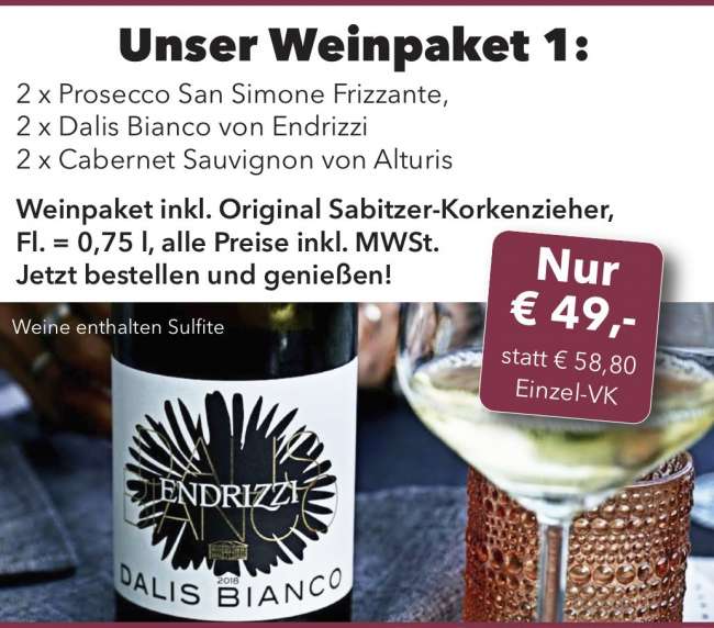Unser Weinpaket  Nr. 1